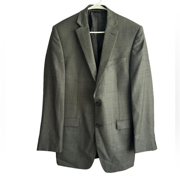 Calvin Klein Slim Fit Macy’s Grey Blazer• Used • Size: 38L - Picture 1 of 8